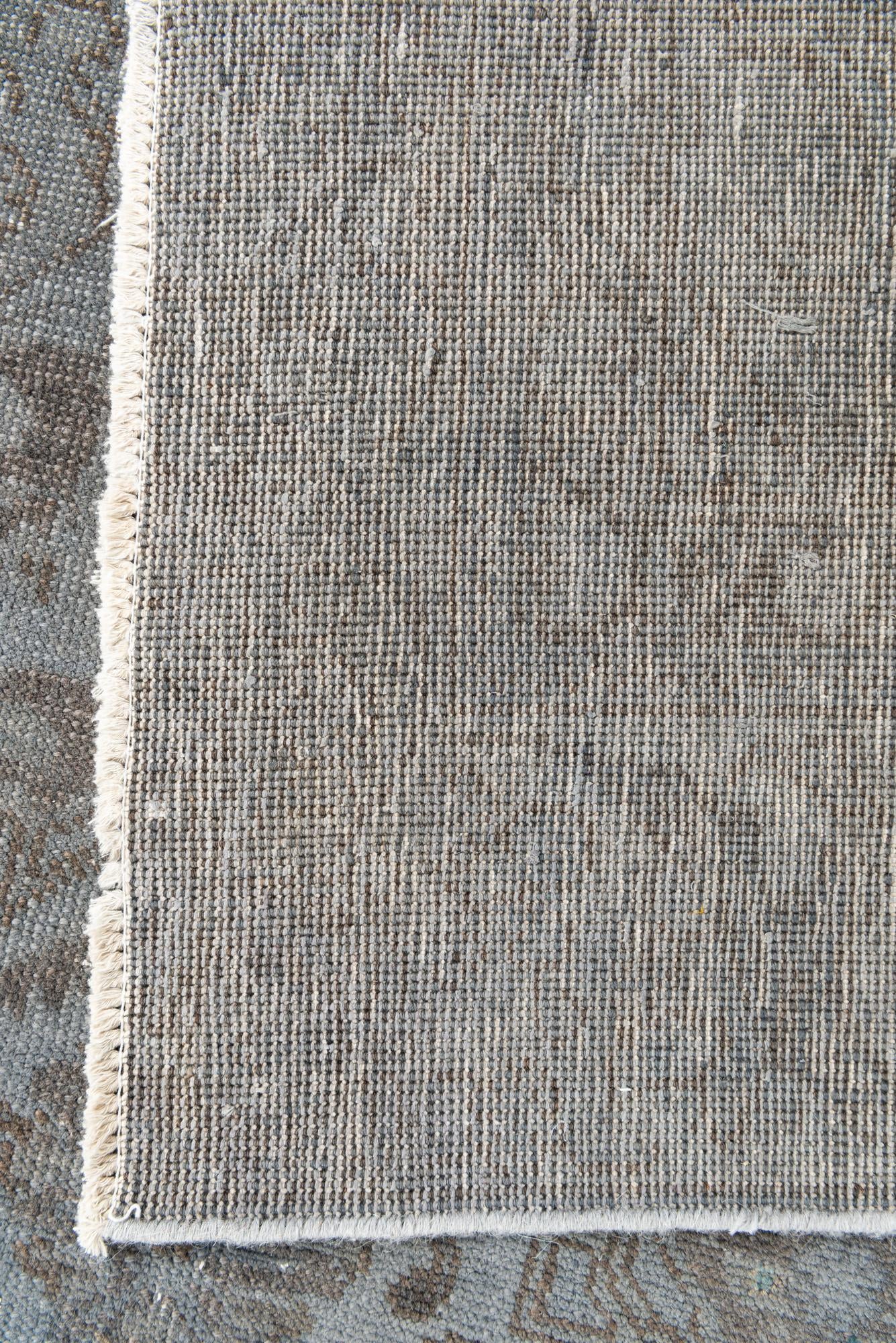 7' x 10' 6 Hand Knotted Ultra Vintage Persian Wool Rug
