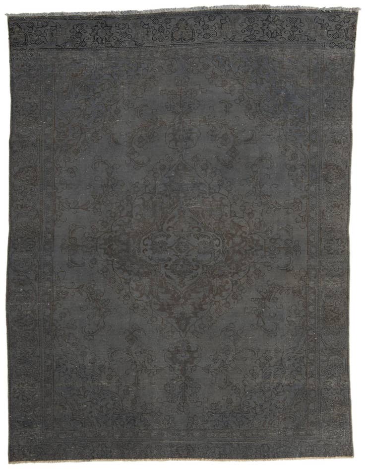Detail image of 7' x 10' 6 Hand Knotted Ultra Vintage Persian Wool Rug