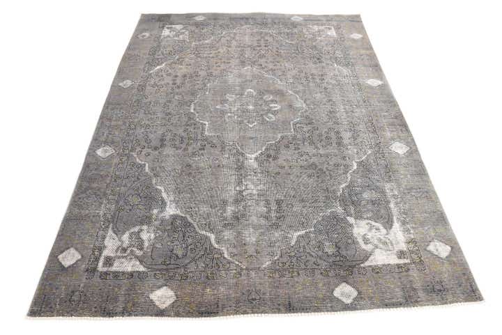 9' 1 x 12' 5 Hand Knotted Ultra Vintage Persian Wool Rug
