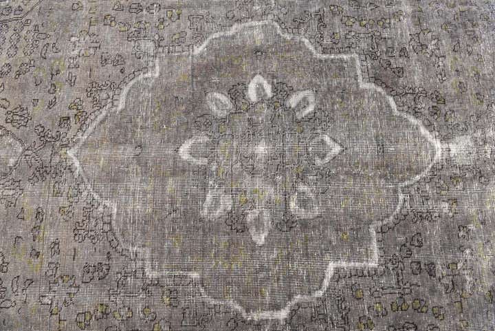 9' 1 x 12' 5 Hand Knotted Ultra Vintage Persian Wool Rug