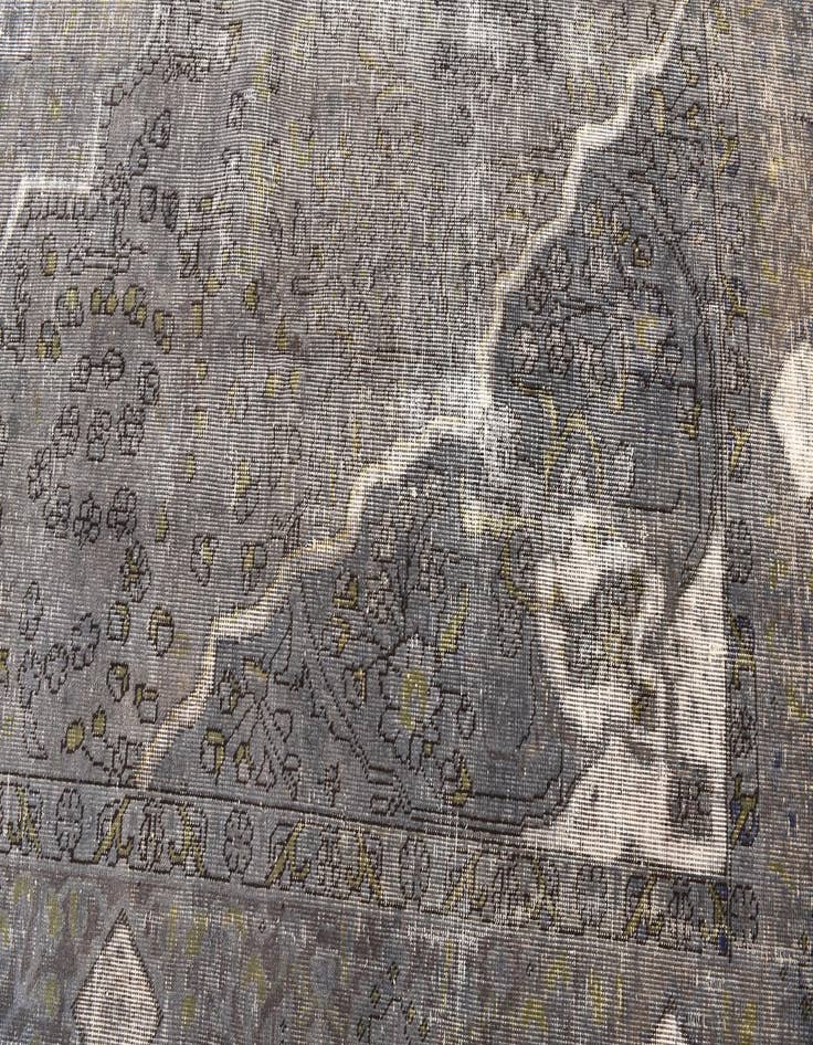 Detail image of 9' 1 x 12' 5  Hand Knotted Ultra Vintage Persian Wool Rug