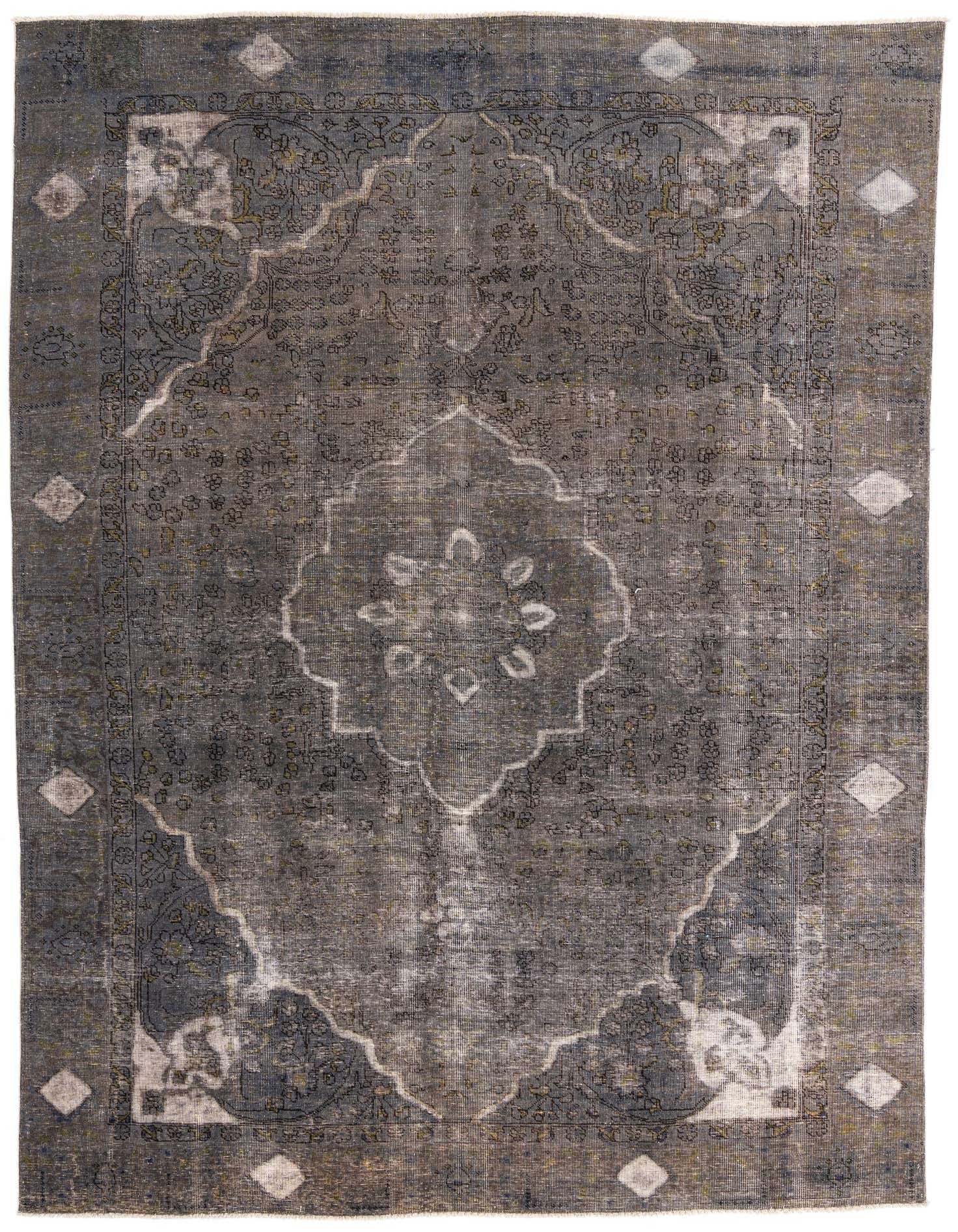 Primary image 9' 1 x 12' 5  Hand Knotted Ultra Vintage Persian Wool Rug