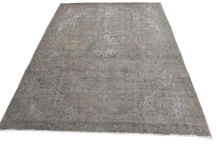 8' x 11' Hand Knotted Ultra Vintage Persian Wool Rug