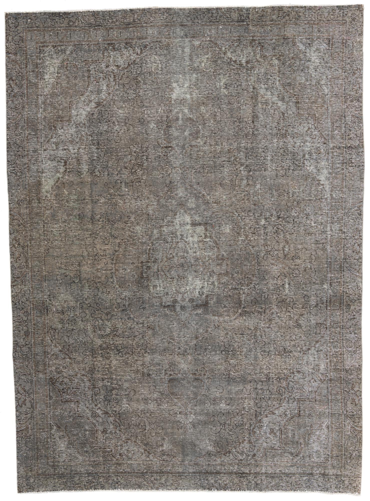 8' x 11' Hand Knotted Ultra Vintage Persian Wool Rug