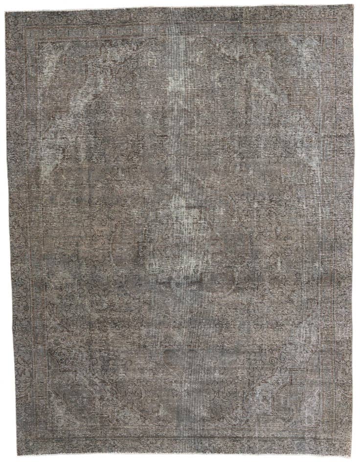 Detail image of 8' x 11' Hand Knotted Ultra Vintage Persian Wool Rug