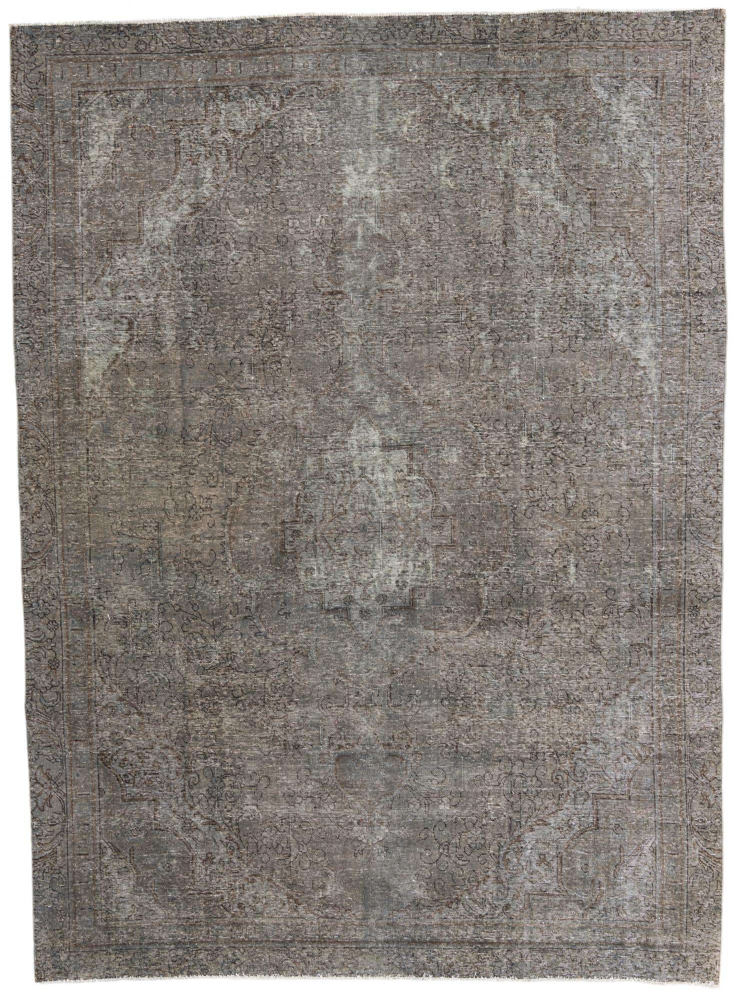 8' x 11' Hand Knotted Ultra Vintage Persian Wool Rug