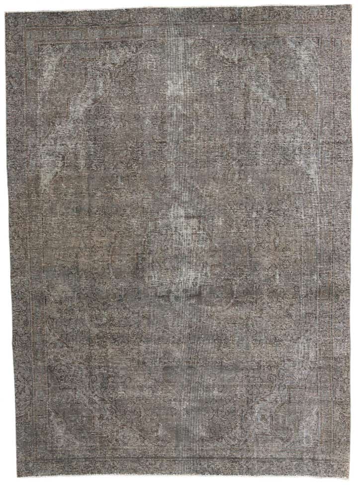 8' x 11' Hand Knotted Ultra Vintage Persian Wool Rug