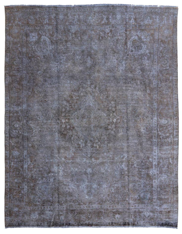 Detail image of 9' 4 x 12' 10 Hand Knotted Ultra Vintage Persian Wool Rug