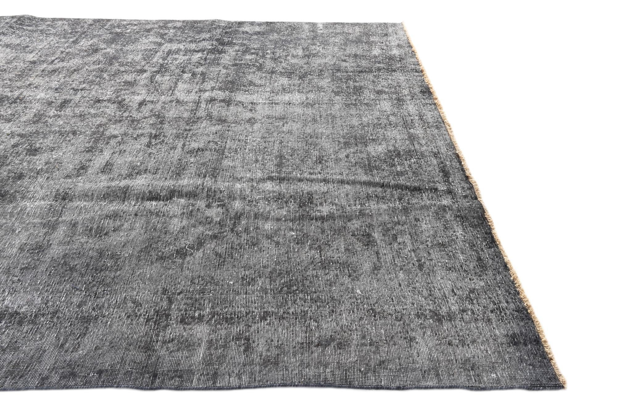 9' x 11' 10 Hand Knotted Ultra Vintage Persian Wool Rug