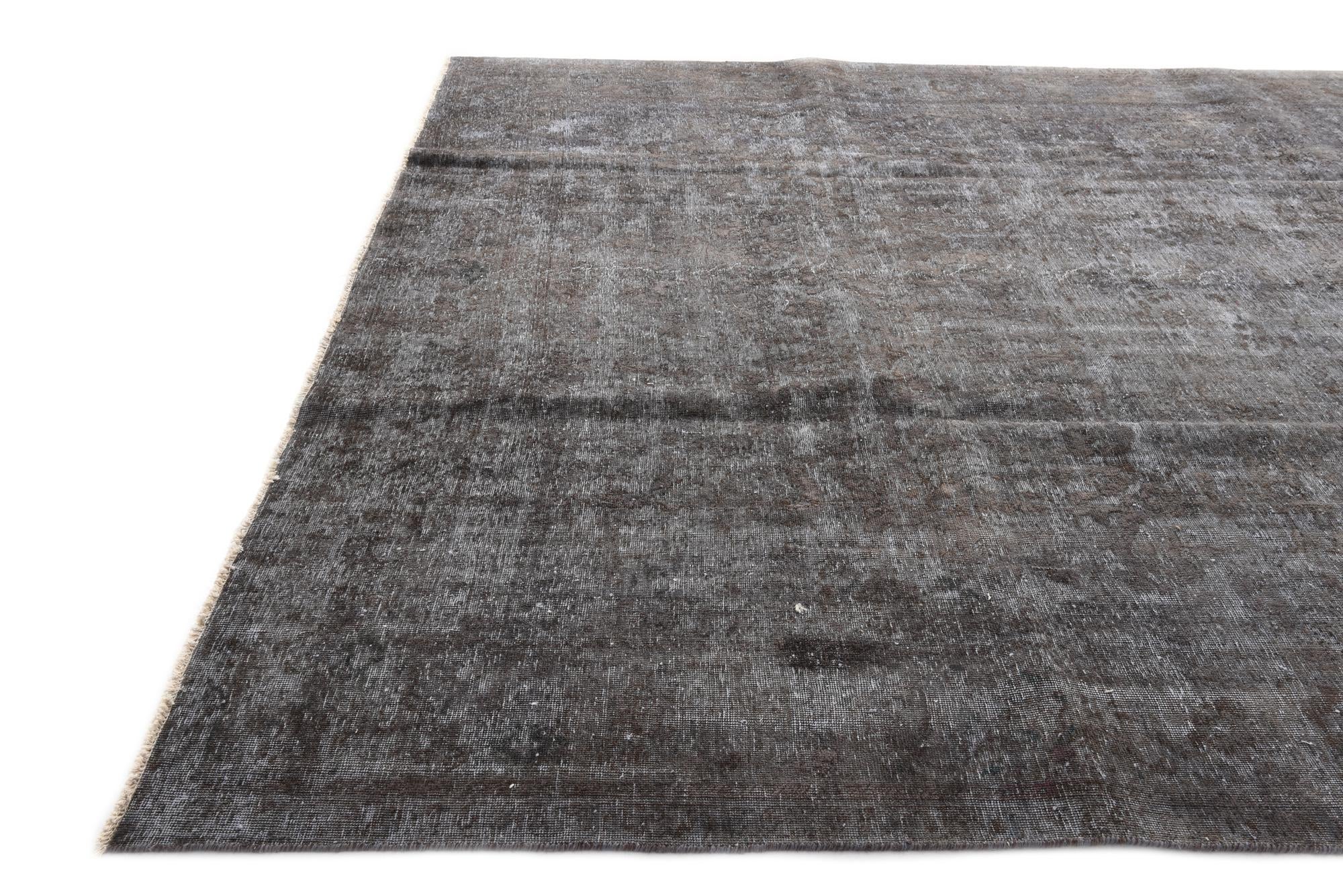 9' 10 x 12' 6 Hand Knotted Ultra Vintage Persian Wool Rug