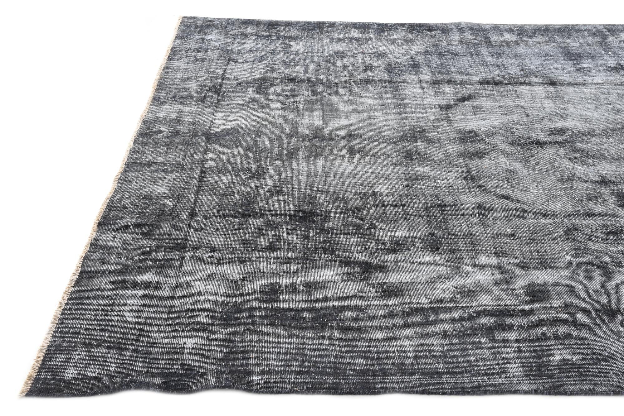 8' 10 x 12' 6 Hand Knotted Ultra Vintage Persian Wool Rug