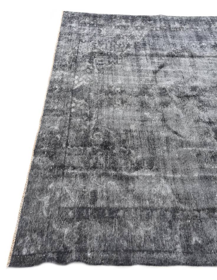 Detail image of 8' 10 x 12' 6  Hand Knotted Ultra Vintage Persian Wool Rug