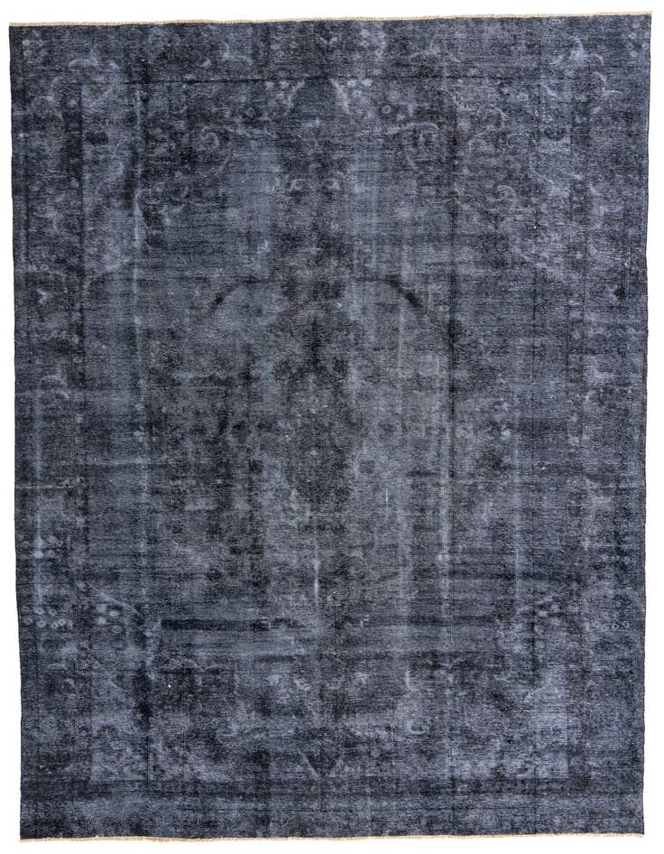 Detail image of 8' 10 x 12' 6 Hand Knotted Ultra Vintage Persian Wool Rug