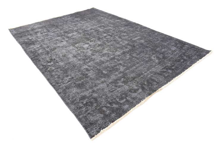6' 9 x 9' 10 Hand Knotted Ultra Vintage Persian Wool Rug