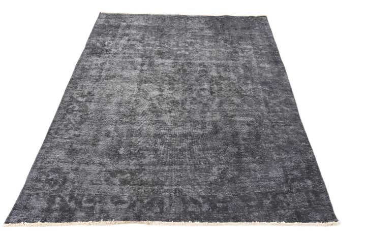 6' 9 x 9' 10 Hand Knotted Ultra Vintage Persian Wool Rug