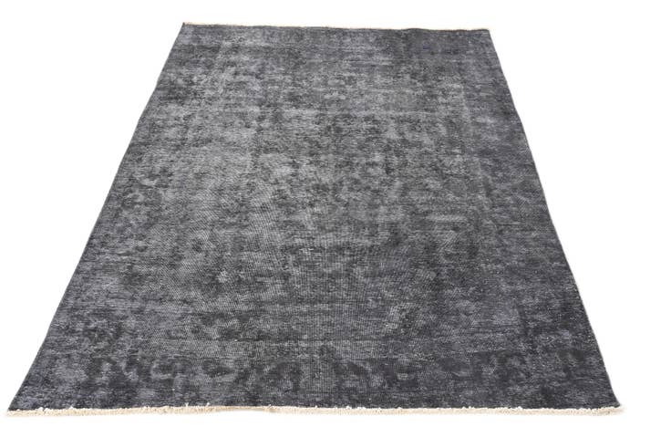 Detail image of 6' 9 x 9' 10 Hand Knotted Ultra Vintage Persian Wool Rug