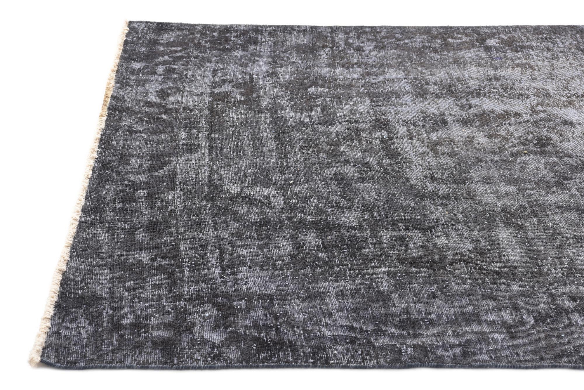 6' 9 x 9' 10 Hand Knotted Ultra Vintage Persian Wool Rug