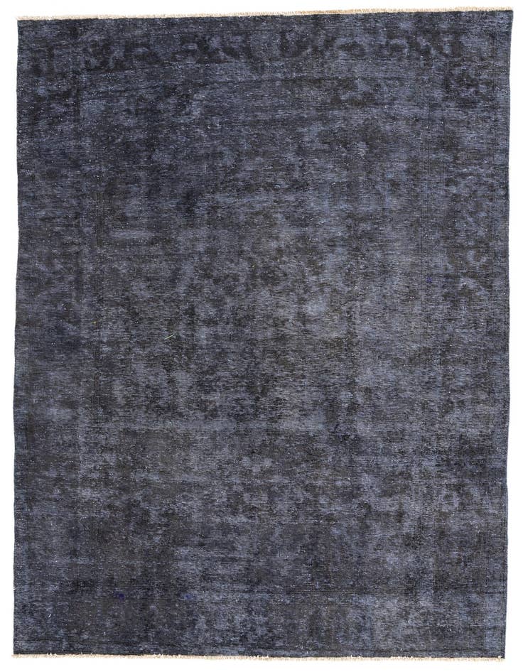 Detail image of 6' 9 x 9' 10 Hand Knotted Ultra Vintage Persian Wool Rug