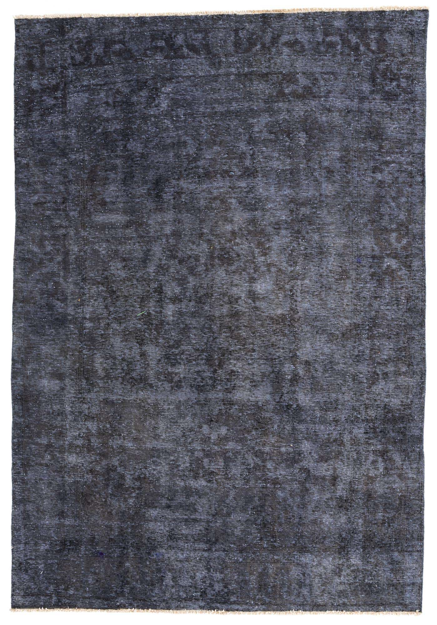 6' 9 x 9' 10 Hand Knotted Ultra Vintage Persian Wool Rug