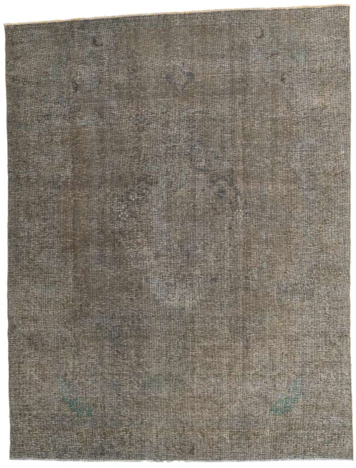 7' 7 x 9' 10 Hand Knotted Ultra Vintage Persian Wool Rug