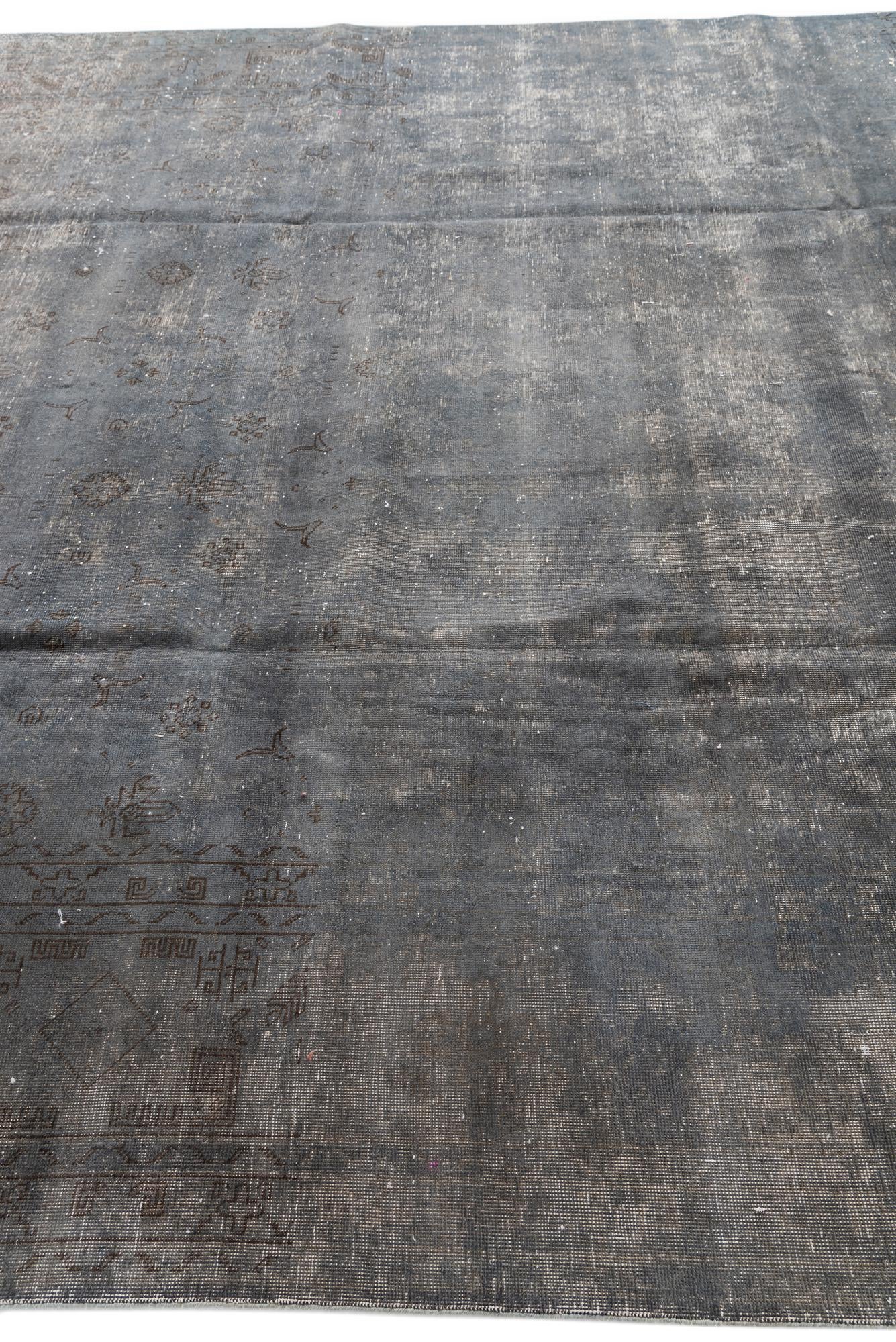 9' 9 x 12' 1 Hand Knotted Ultra Vintage Persian Wool Rug