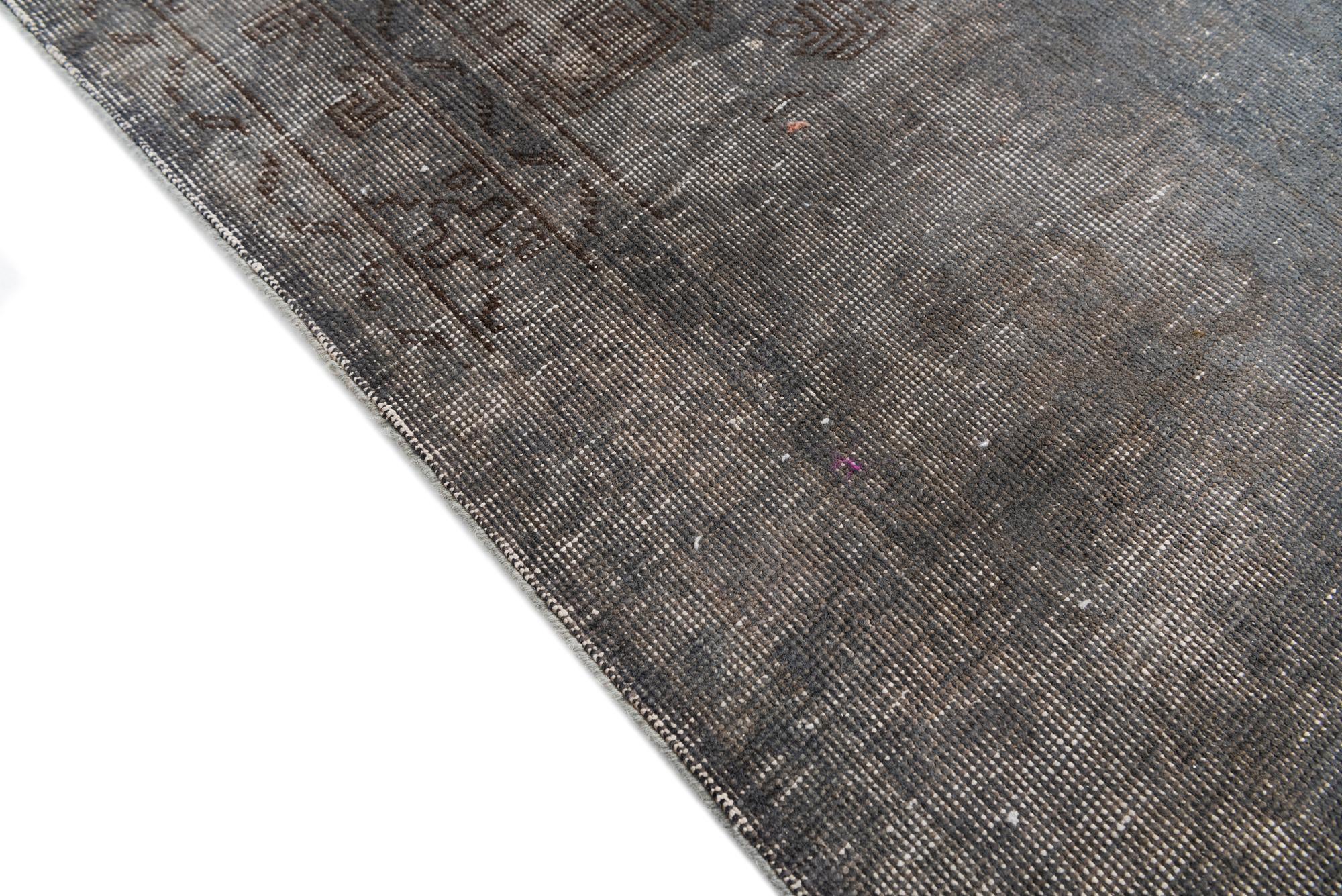 9' 9 x 12' 1 Hand Knotted Ultra Vintage Persian Wool Rug