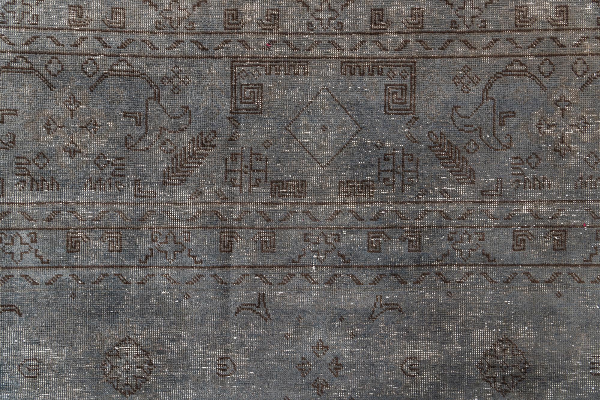 9' 9 x 12' 1 Hand Knotted Ultra Vintage Persian Wool Rug