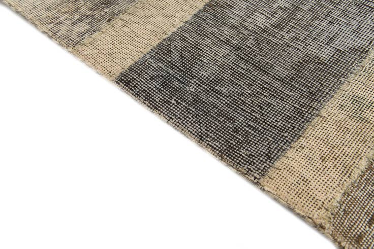 Detail image of 6' 8 x 9' 10 Hand Knotted Ultra Vintage Persian Wool Rug