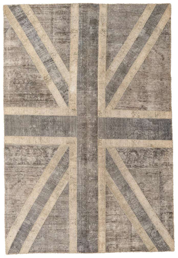 6' 8 x 9' 10 Hand Knotted Ultra Vintage Persian Wool Rug