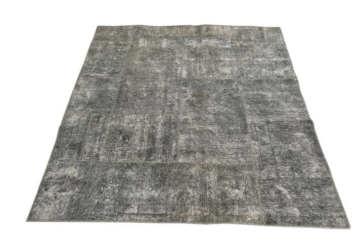 5' x 6' 6 Hand Knotted Ultra Vintage Persian Wool Rug
