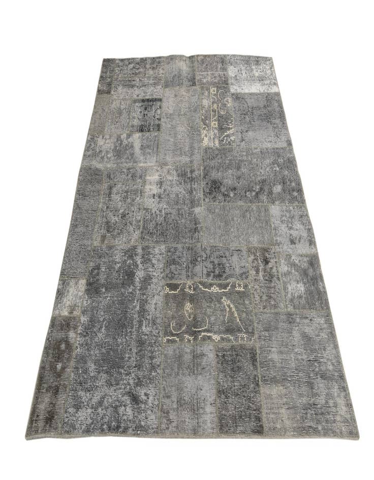 Detail image of 6' 8 x 7' 9  Hand Knotted Ultra Vintage Persian Wool Rug