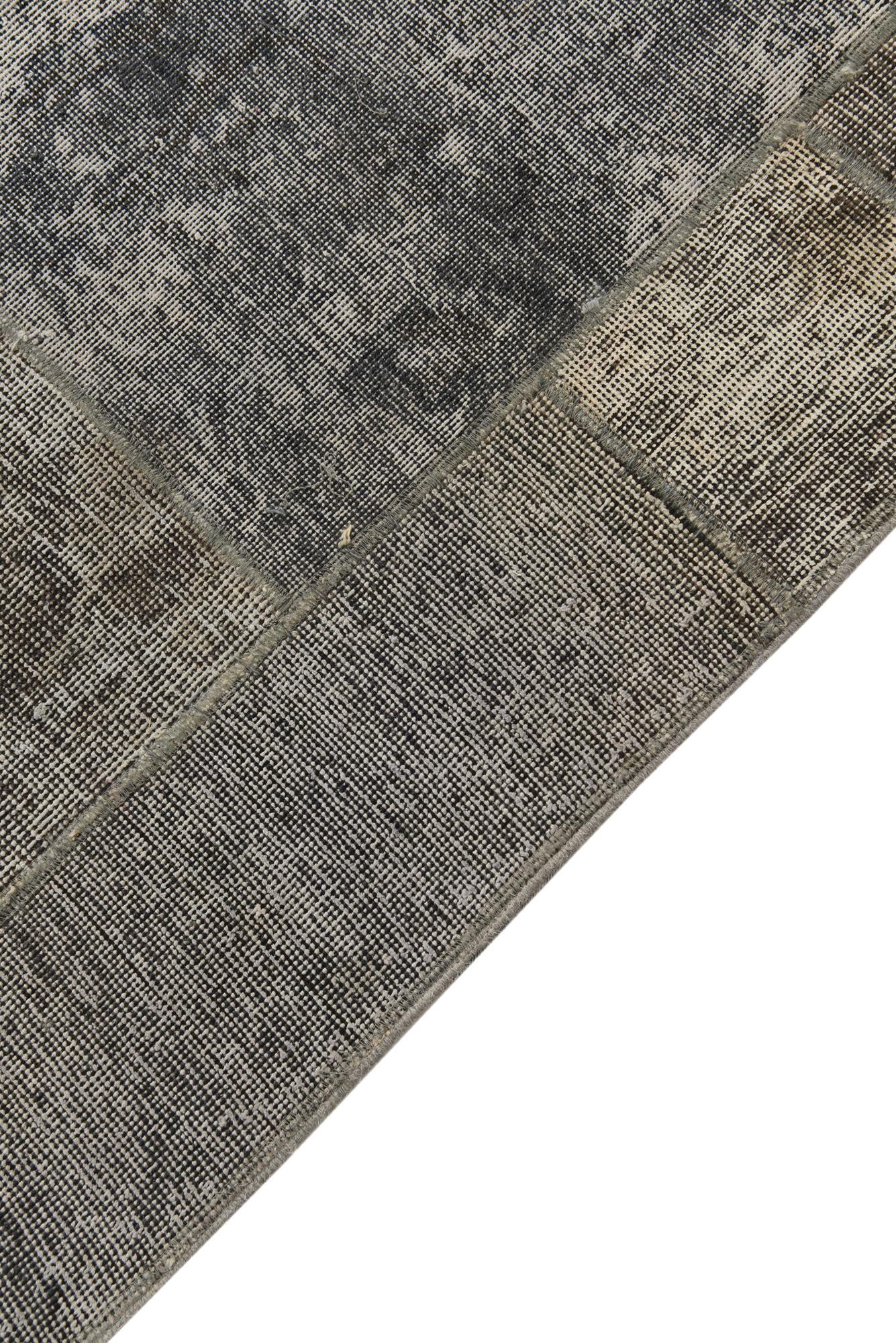 6' 8 x 7' 9 Hand Knotted Ultra Vintage Persian Wool Rug