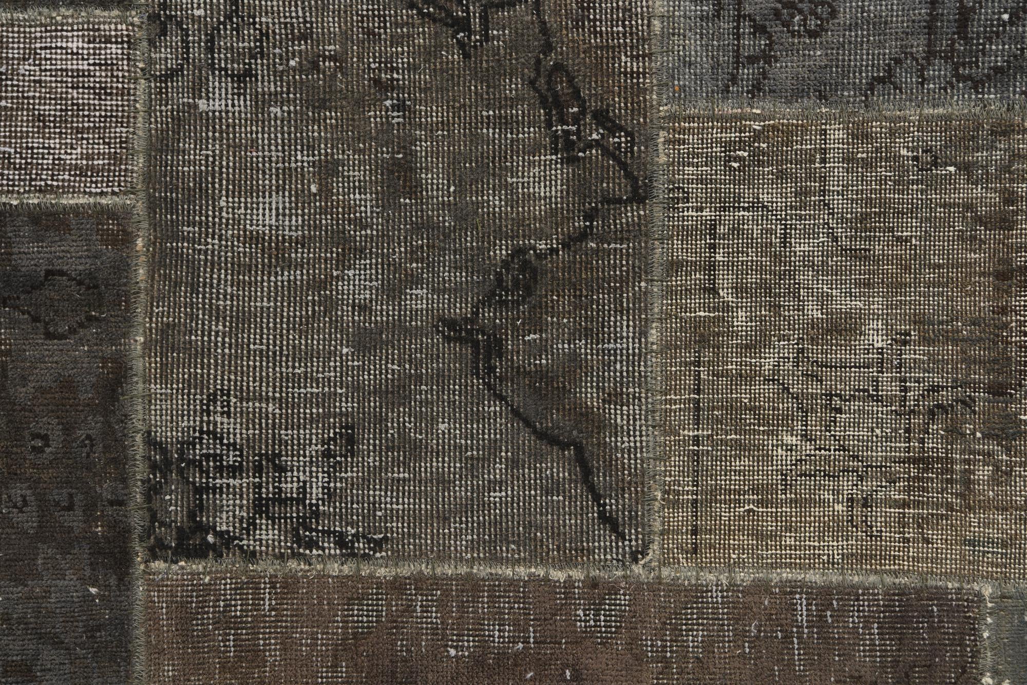 5' x 6' 8 Hand Knotted Ultra Vintage Persian Wool Rug