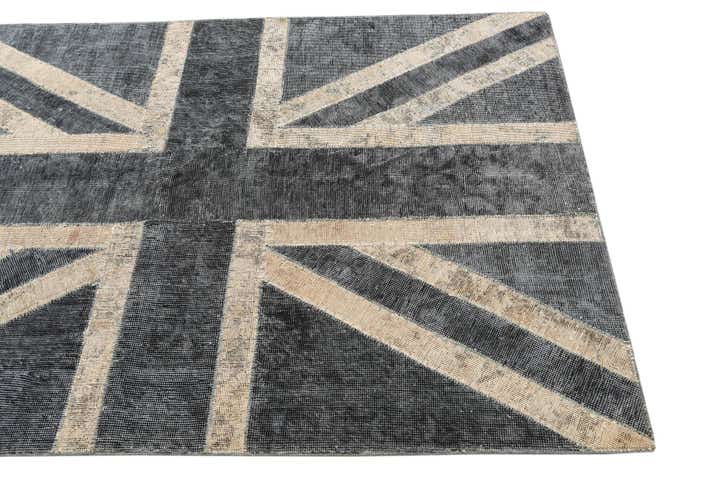 4' x 5' 10 Hand Knotted Ultra Vintage Persian Wool Rug