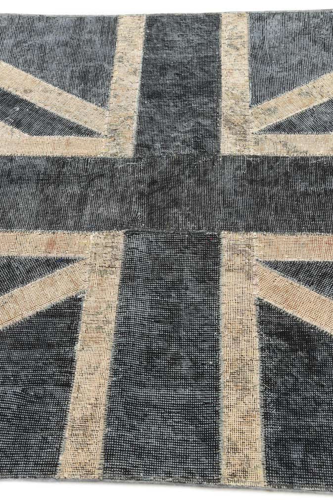 4' x 5' 10 Hand Knotted Ultra Vintage Persian Wool Rug