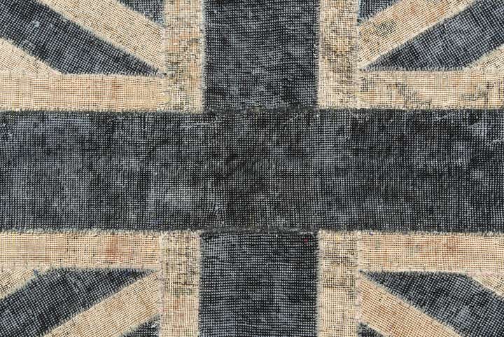 4' x 5' 10 Hand Knotted Ultra Vintage Persian Wool Rug