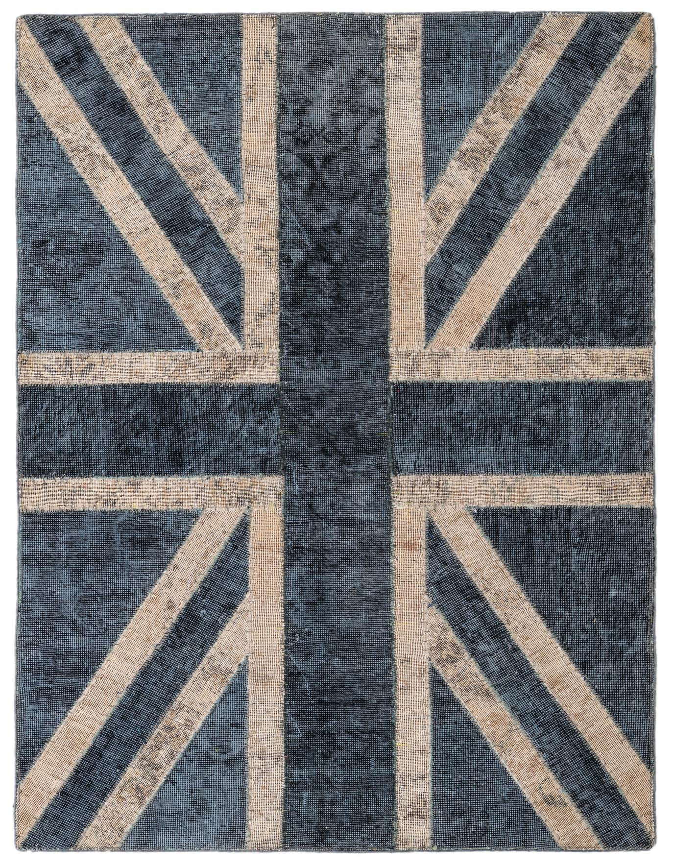 Primary image 4' x 5' 10  Hand Knotted Ultra Vintage Persian Wool Rug