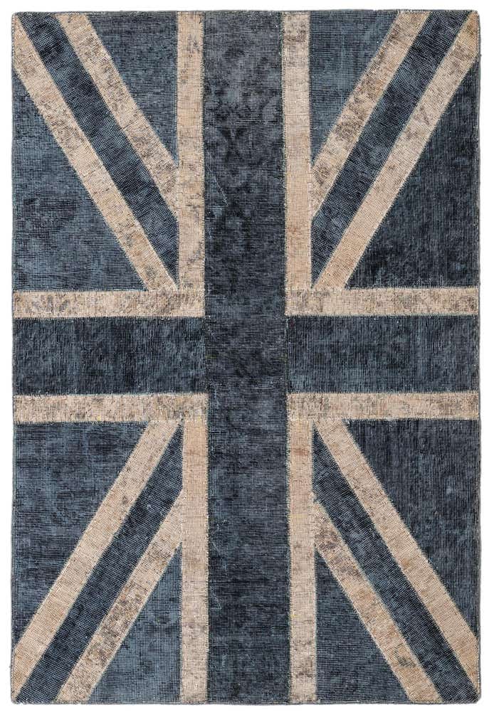 4' x 5' 10 Hand Knotted Ultra Vintage Persian Wool Rug