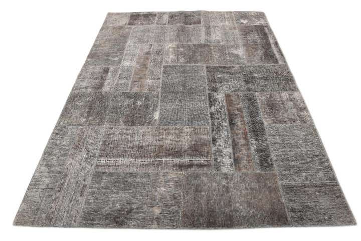 5' 9 x 7' 9 Hand Knotted Ultra Vintage Persian Wool Rug