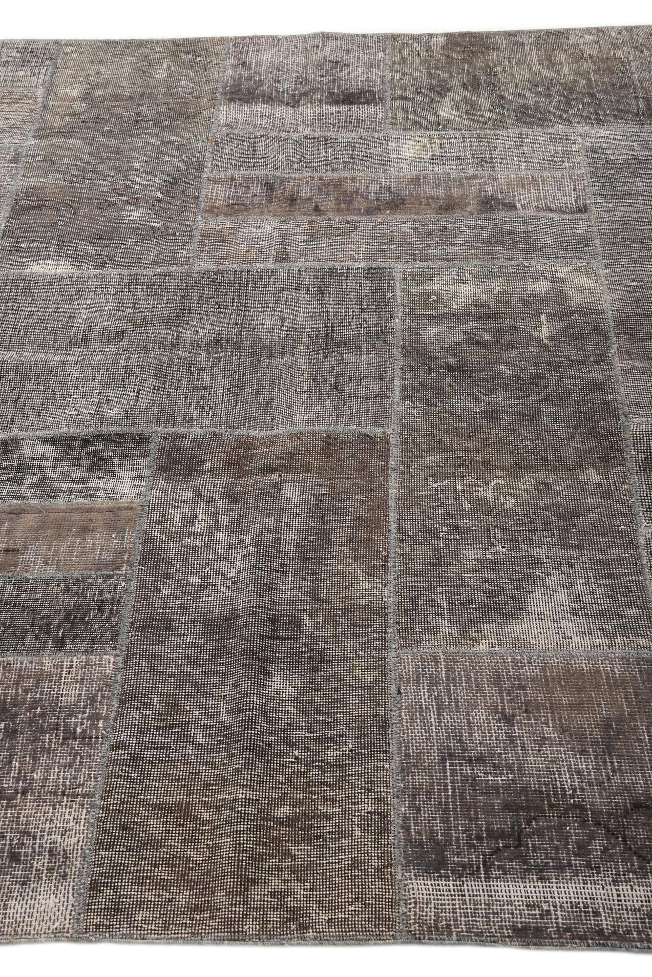 5' 9 x 7' 9 Hand Knotted Ultra Vintage Persian Wool Rug