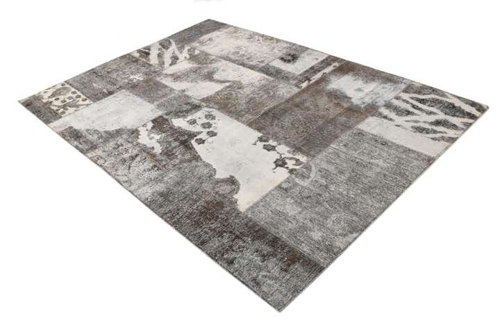 5' 10 x 8' 3 Hand Knotted Ultra Vintage Persian Wool Rug