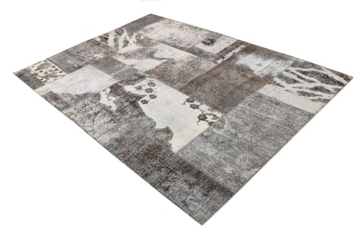 Detail image of 5' 10 x 8' 3 Hand Knotted Ultra Vintage Persian Wool Rug