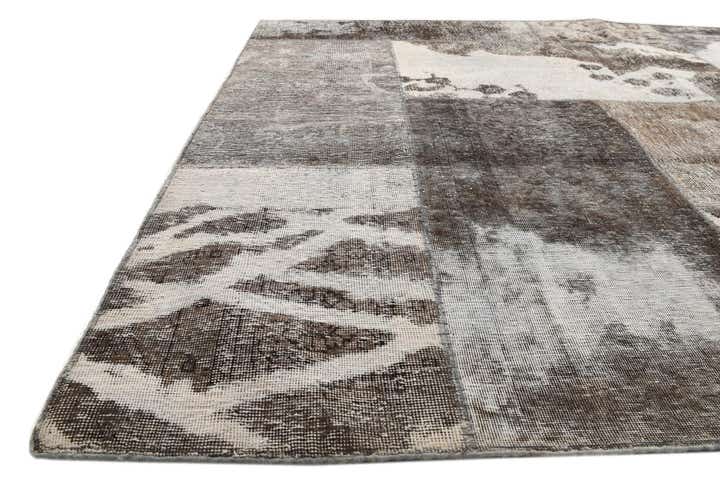 5' 10 x 8' 3 Hand Knotted Ultra Vintage Persian Wool Rug