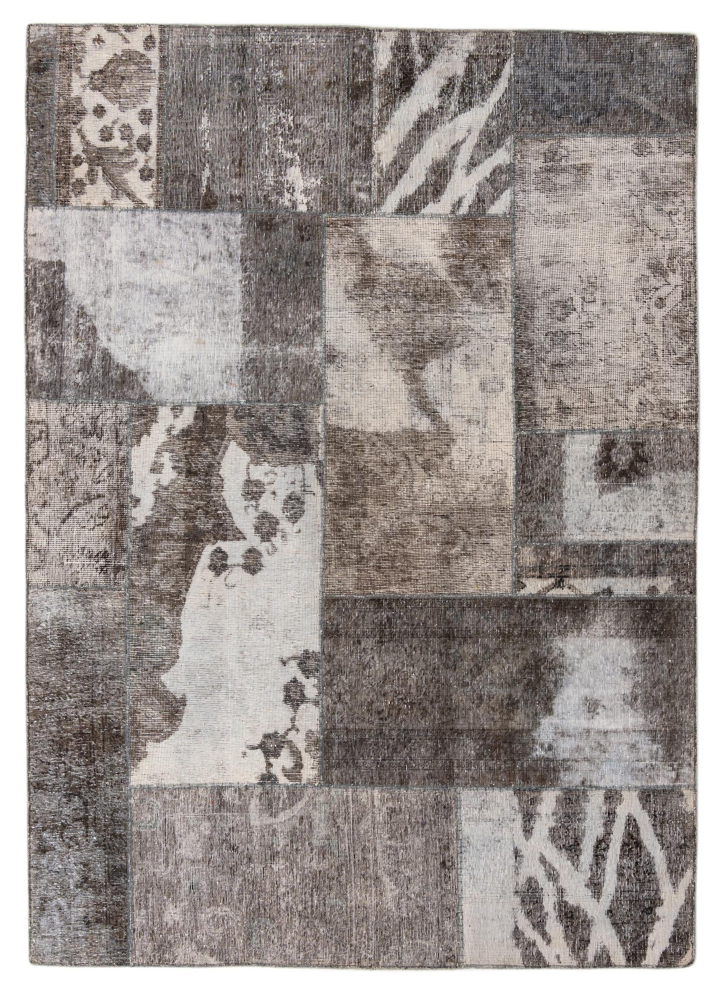 5' 10 x 8' 3 Hand Knotted Ultra Vintage Persian Wool Rug