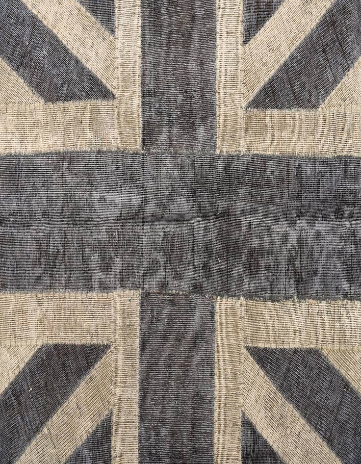 Detail image of 6' 8 x 10'  Hand Knotted Ultra Vintage Persian Wool Rug