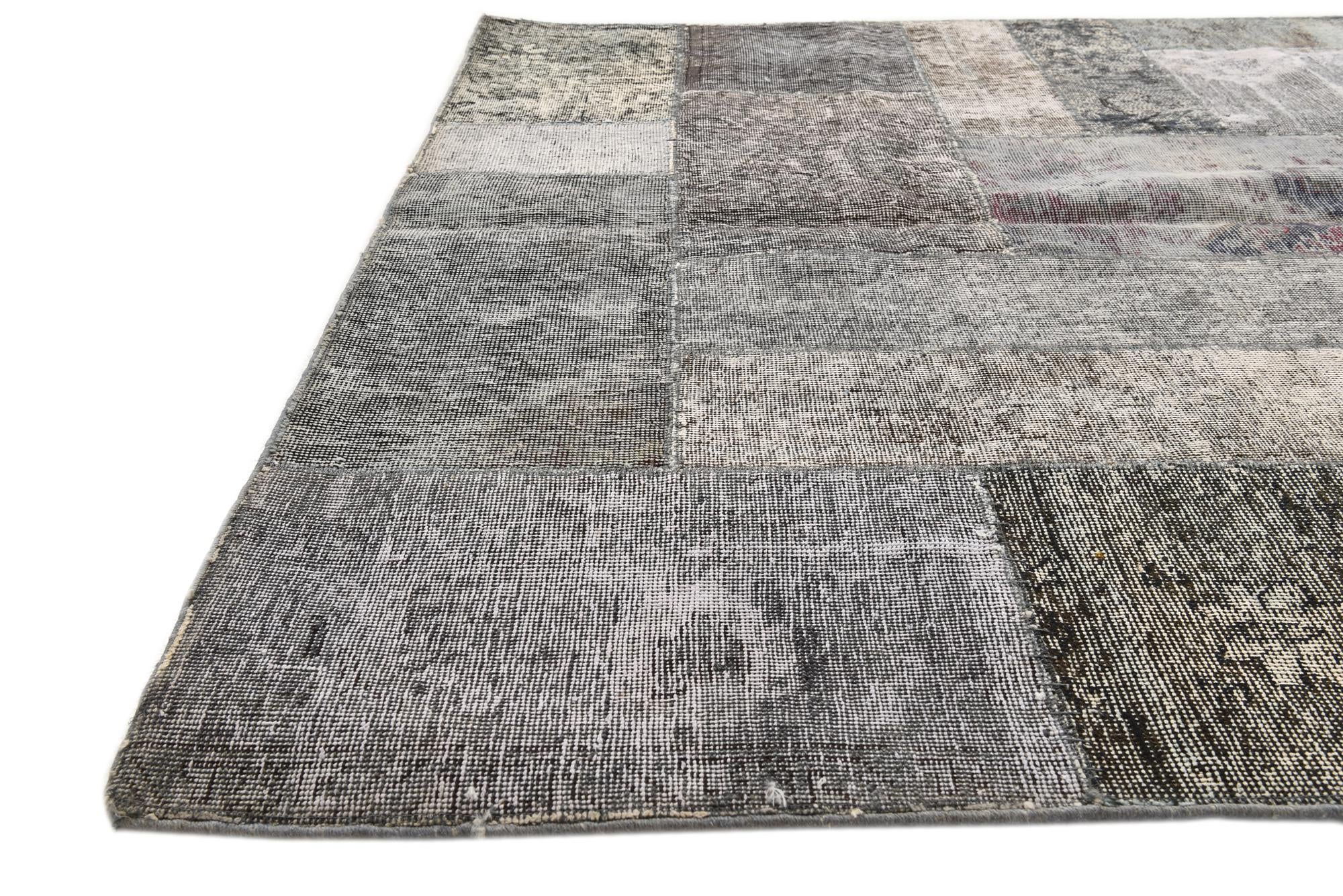5' x 8' 5 Hand Knotted Ultra Vintage Persian Wool Rug
