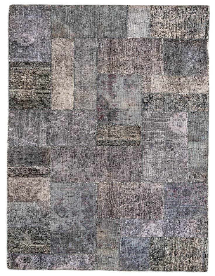 Detail image of 5' x 8' 5 Hand Knotted Ultra Vintage Persian Wool Rug