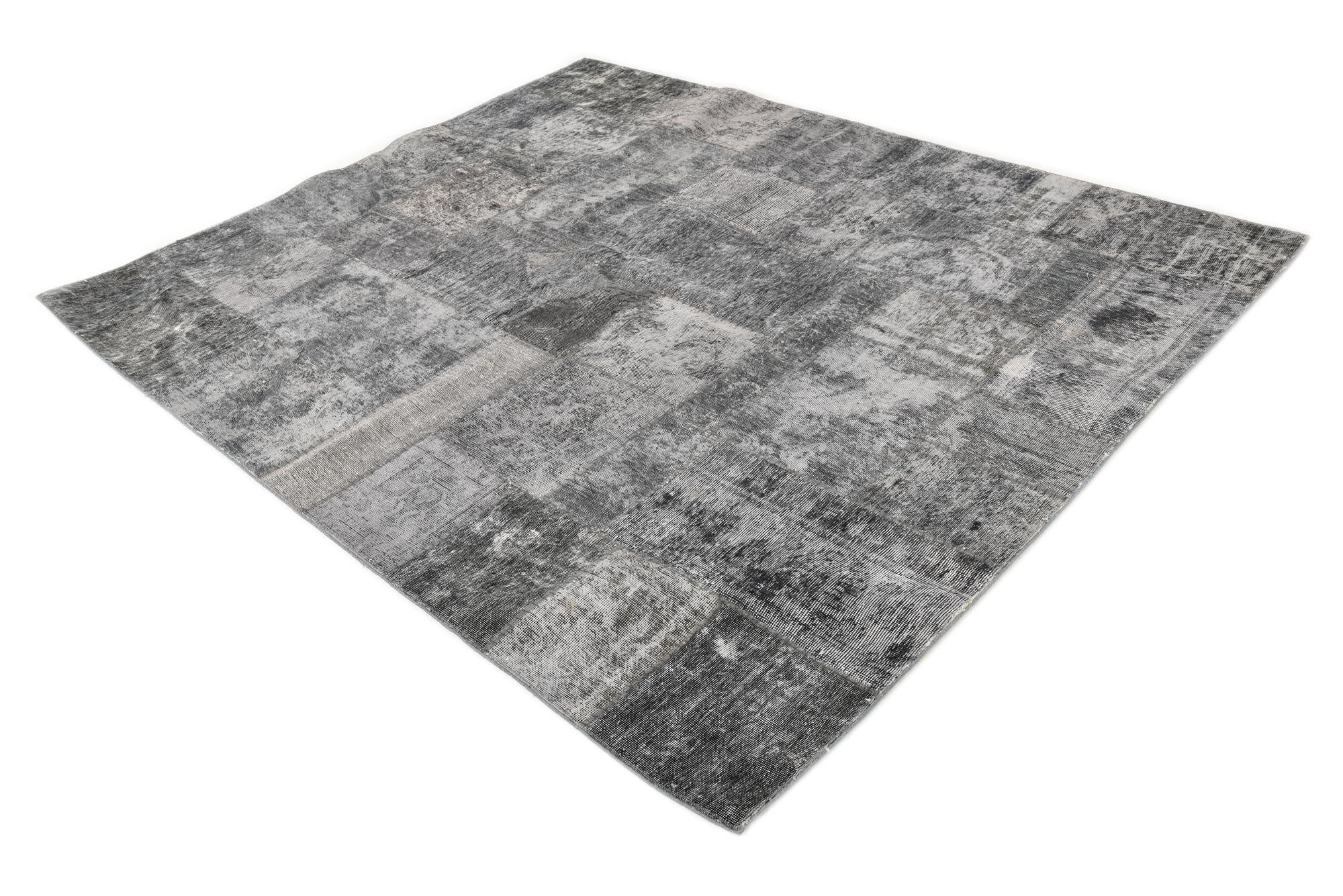 6' 9 x 8' 3 Hand Knotted Ultra Vintage Persian Wool Rug