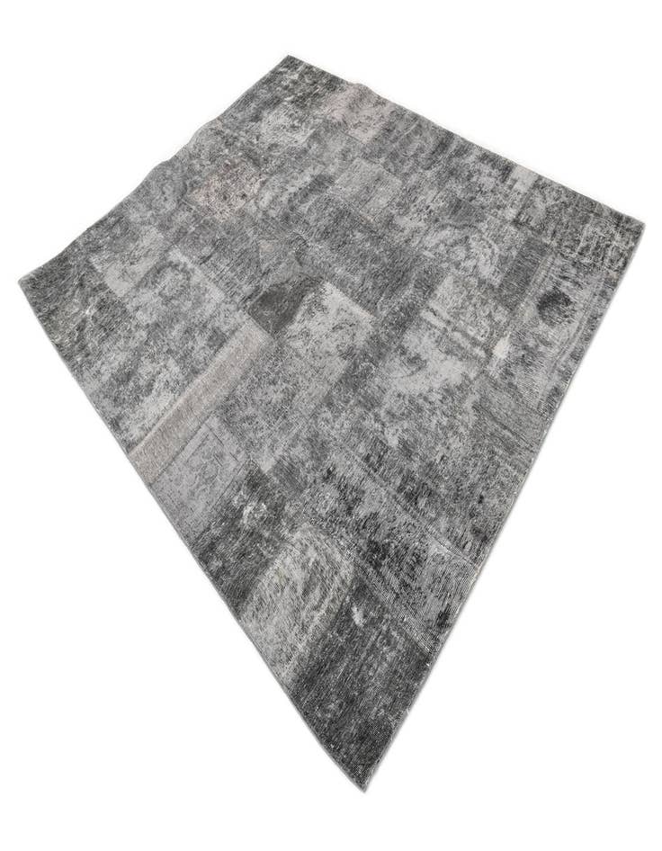 Detail image of 6' 9 x 8' 3  Hand Knotted Ultra Vintage Persian Wool Rug