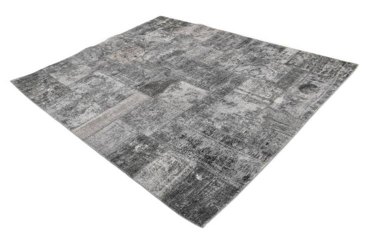 Detail image of 6' 9 x 8' 3 Hand Knotted Ultra Vintage Persian Wool Rug
